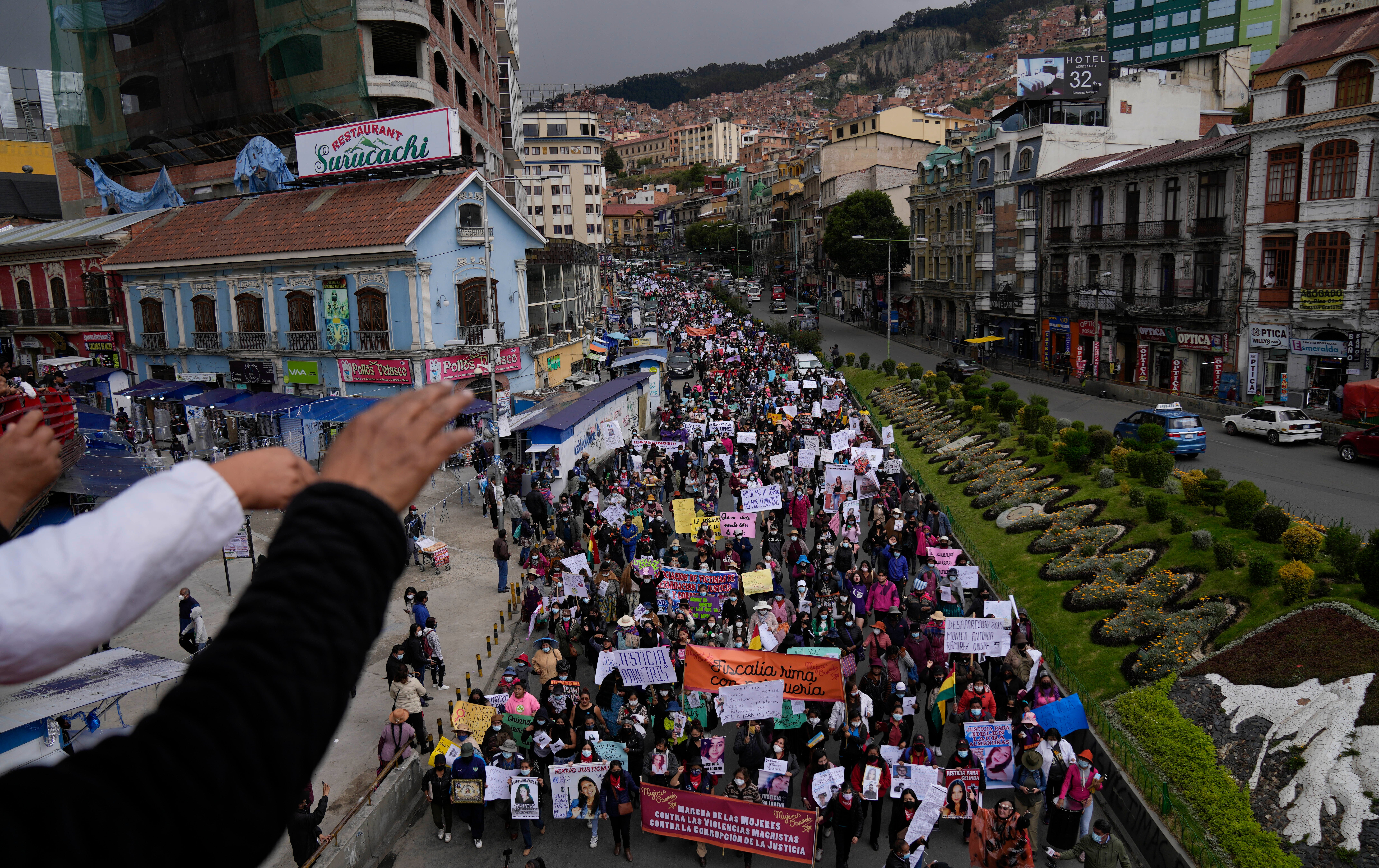 BOLIVIA-PROTESTA VIOLENCIA-MUJER
