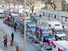 Policía dice que trabaja en poner fin a protestas en Canadá