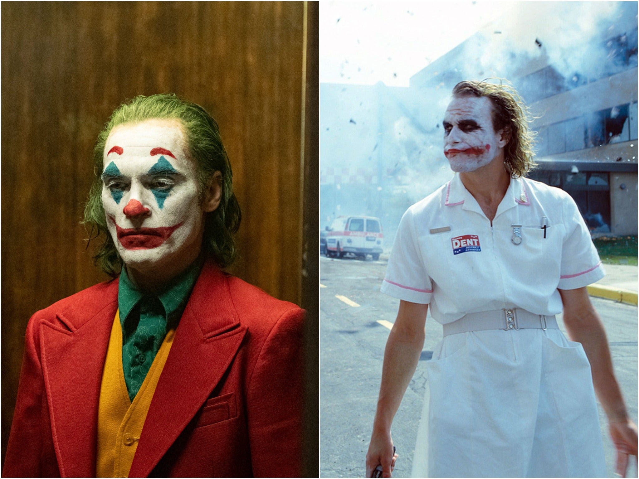 Reencarnaciones: Joaquin Phoenix y Heath Ledger como el Joker