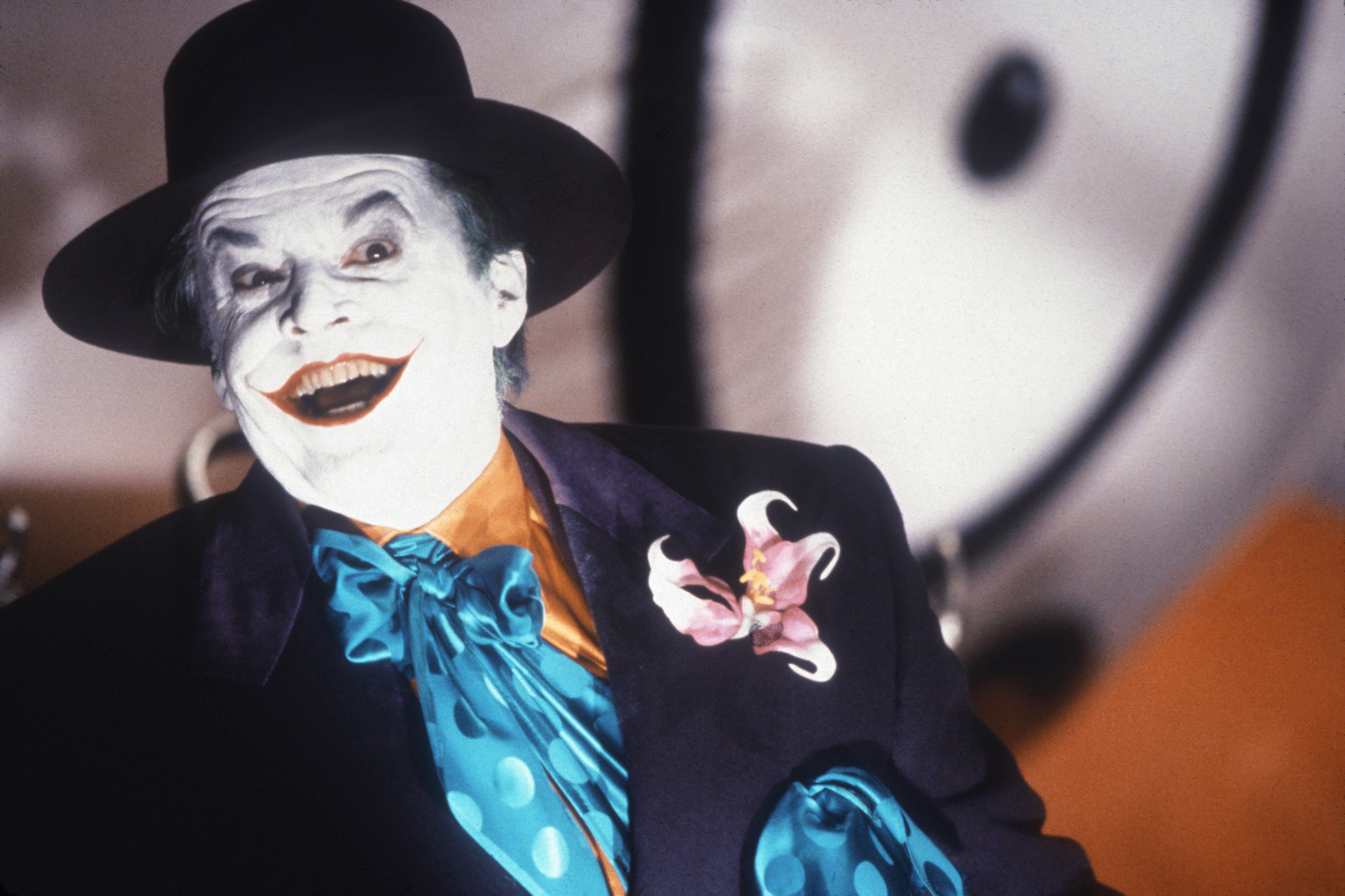 Todo sonrisas: Jack Nicholson en su papel de Joker en 198