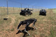 Estados Unidos prueba “perros robots” para cuidar la frontera con México