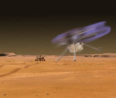 La NASA dice que podríamos ver drones brillar en Marte