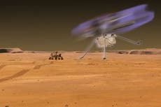 La NASA dice que podríamos ver drones brillar en Marte