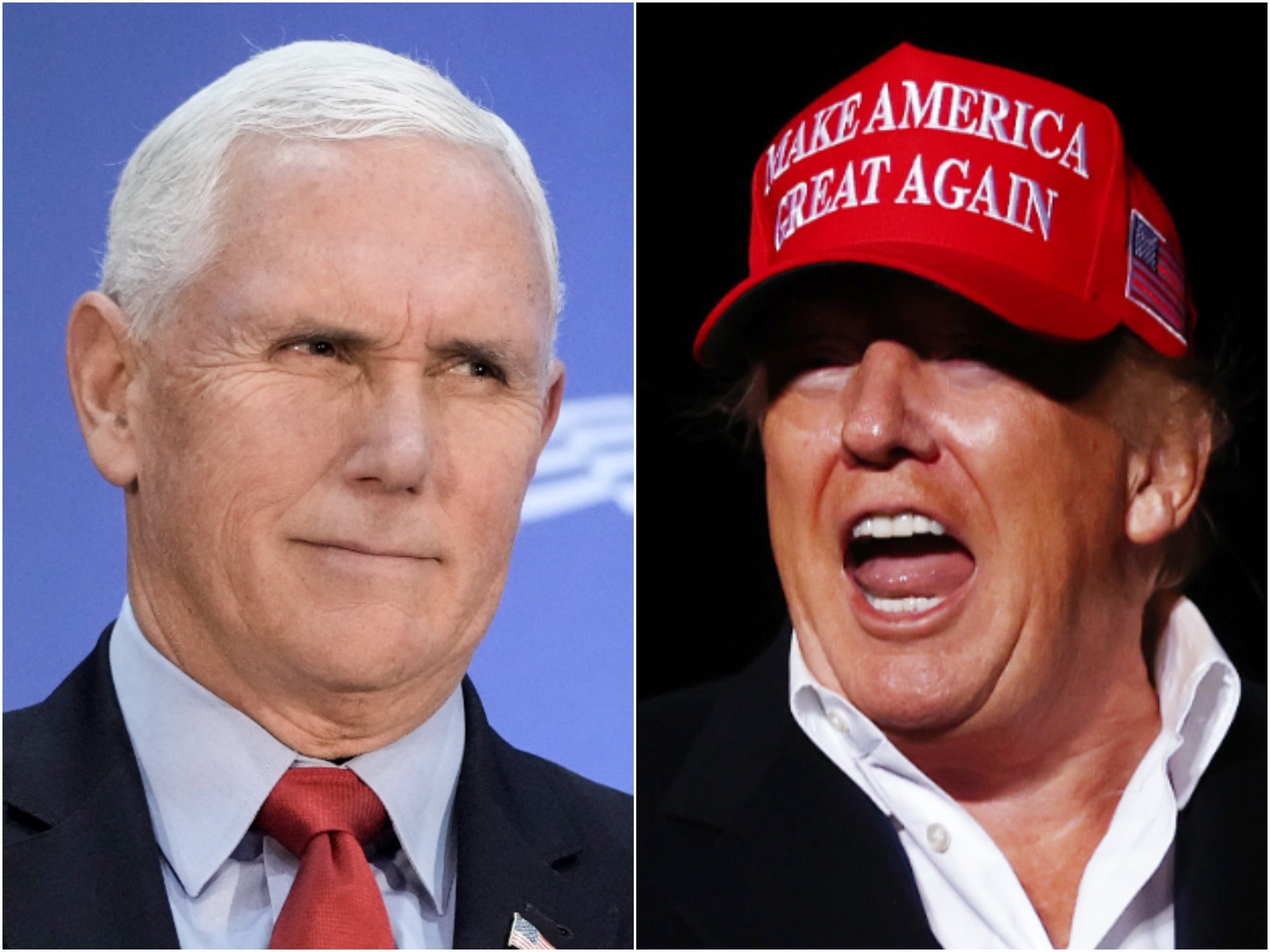 Trump responde a las inusuales críticas de Mike Pence por intento de anular los resultados electorales