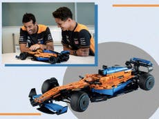 El primer auto de F1 construible de Lego es una “réplica detallada” del modelo McLaren de este año