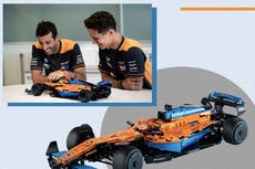 El primer auto de F1 construible de Lego es una “réplica detallada” del modelo McLaren de este año