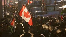 Camioneros impulsan  manifestación antivacunas en Canadá  