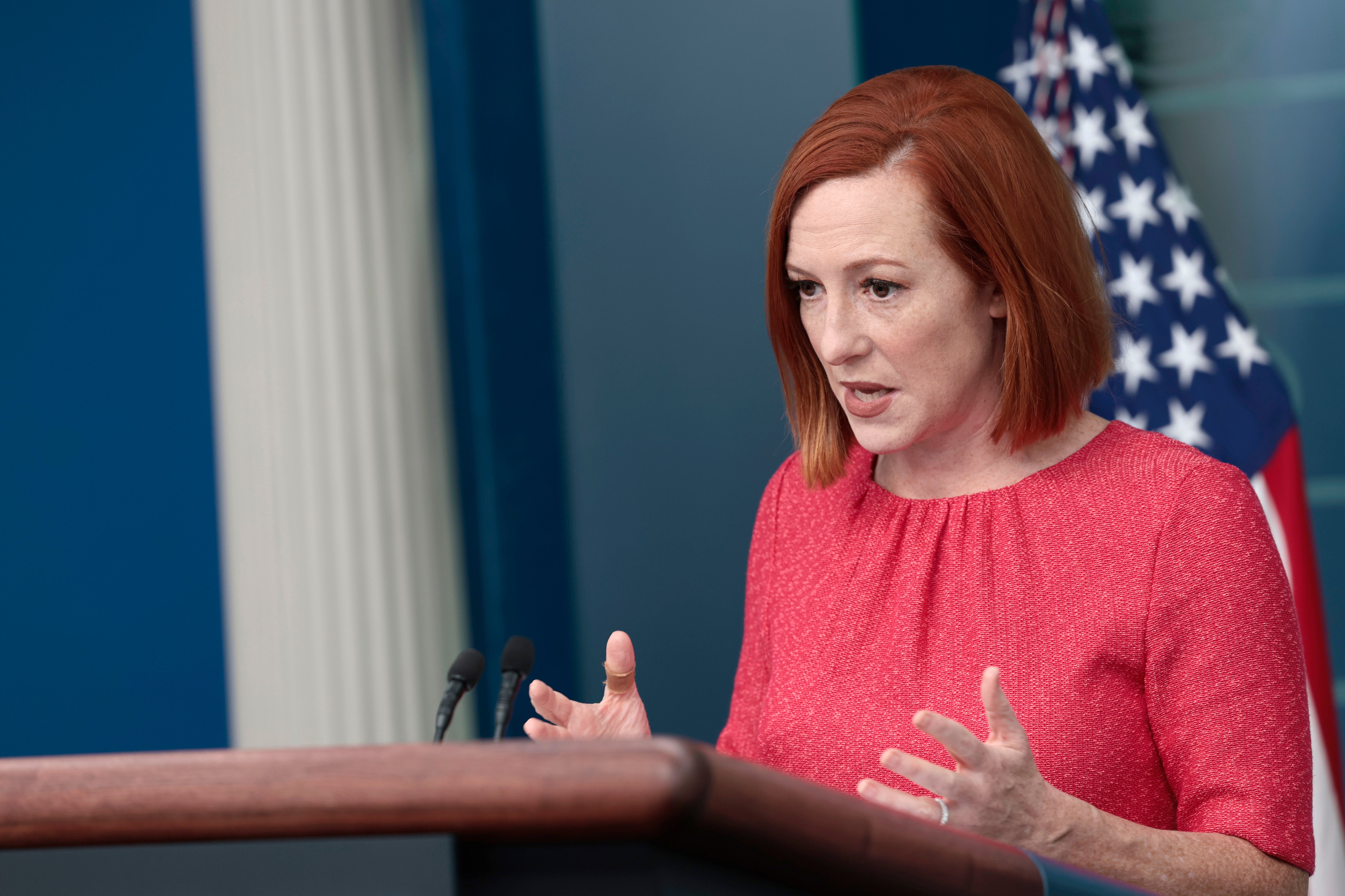 DHS envía personal para proteger Super Bowl ante “convoy de la libertad”, dice Psaki