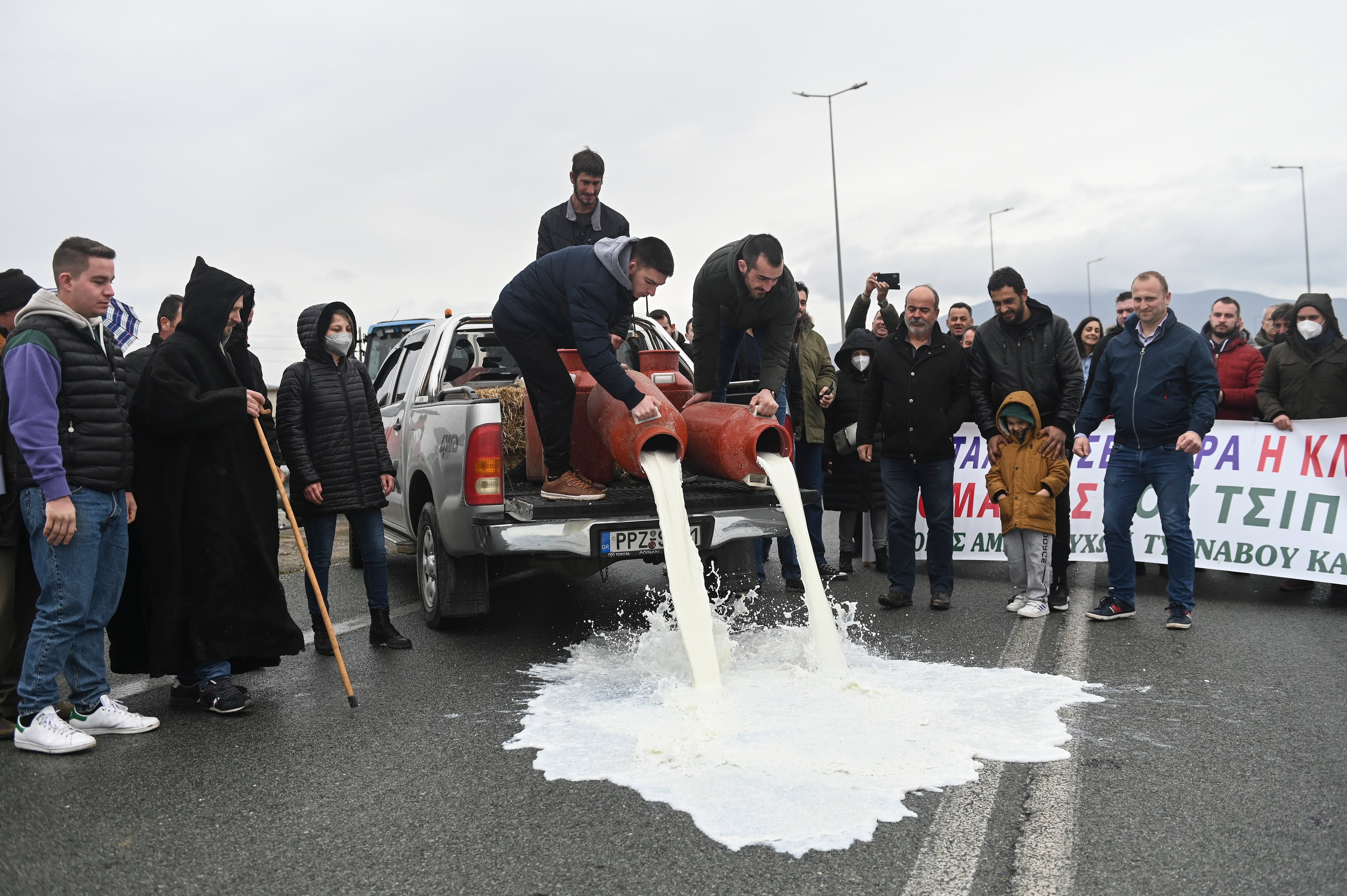 GRECIA AGRICULTORES PROTESTA