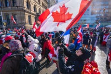 Las protestas de los camioneros canadienses entran en su tercera semana