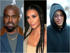 Kanye West comparte en Instagram foto de Kim Kardashian y Pete Davidson en una cita
