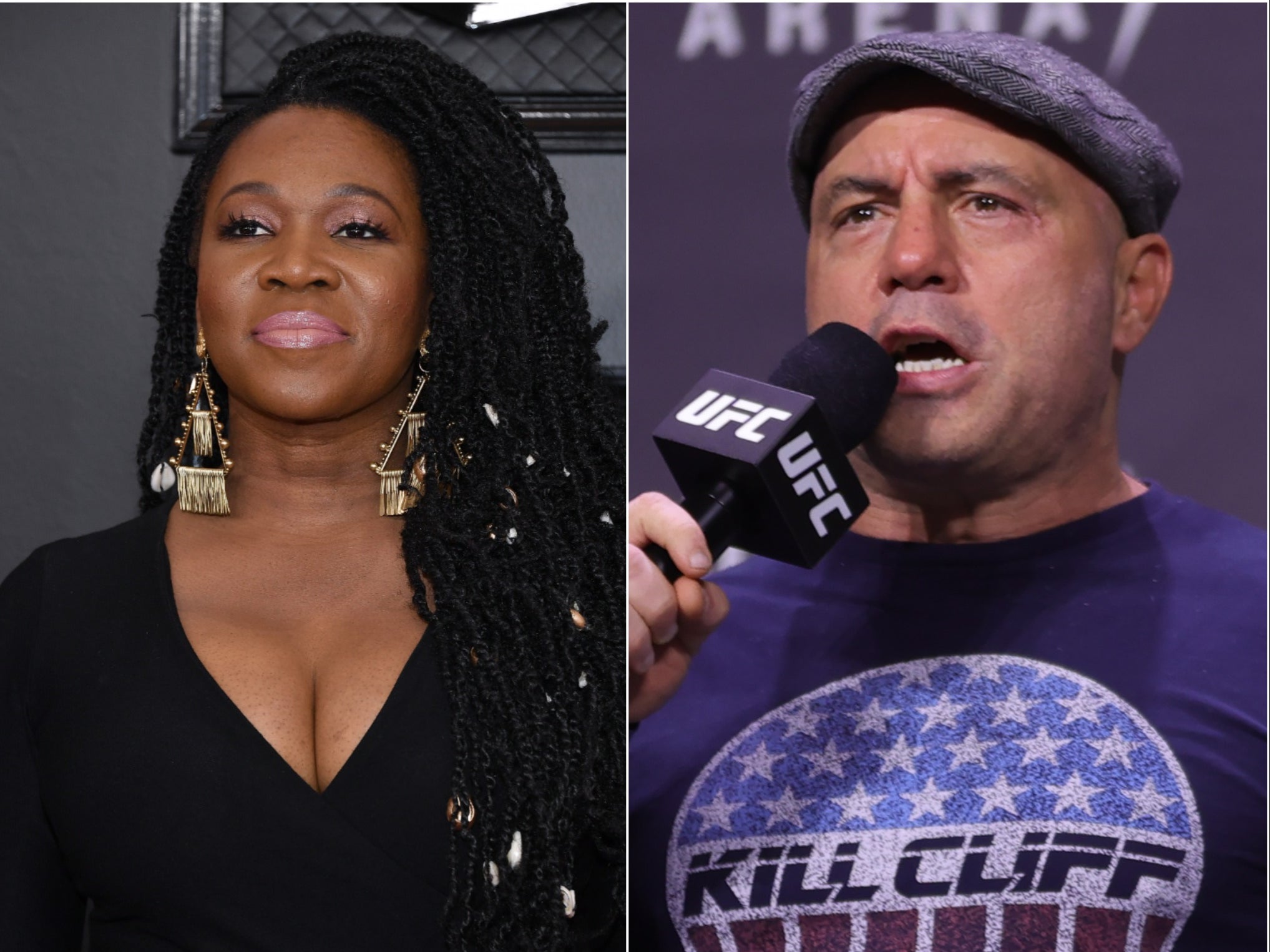 La música India Arie califica a Joe Rogan como “racista de forma consciente”: “Sabía que era inapropiado”