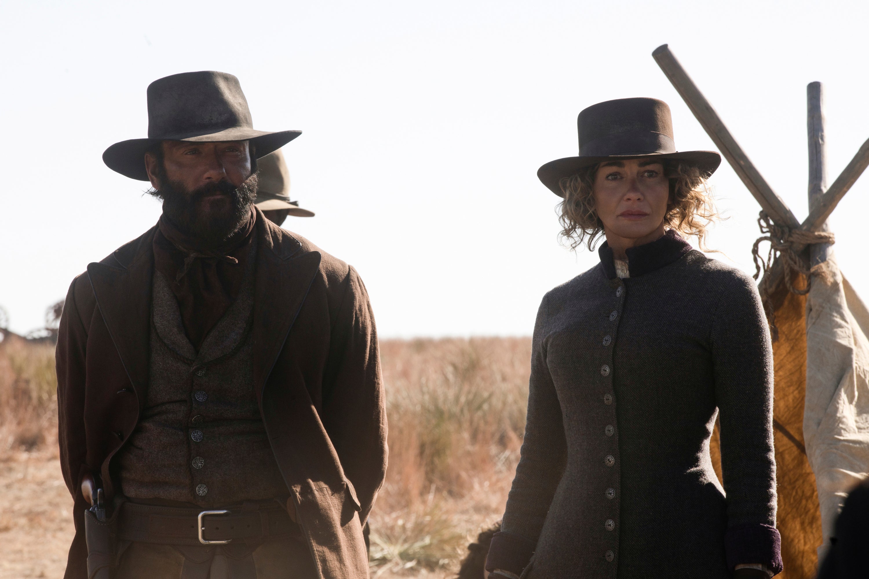 Tim McGraw como James y Faith Hill como Margaret en ‘1883’