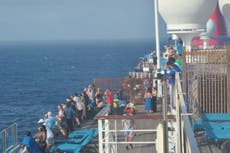 Pasajera de crucero cae por la borda en el Golfo de México después de un supuesto altercado en el jacuzzi