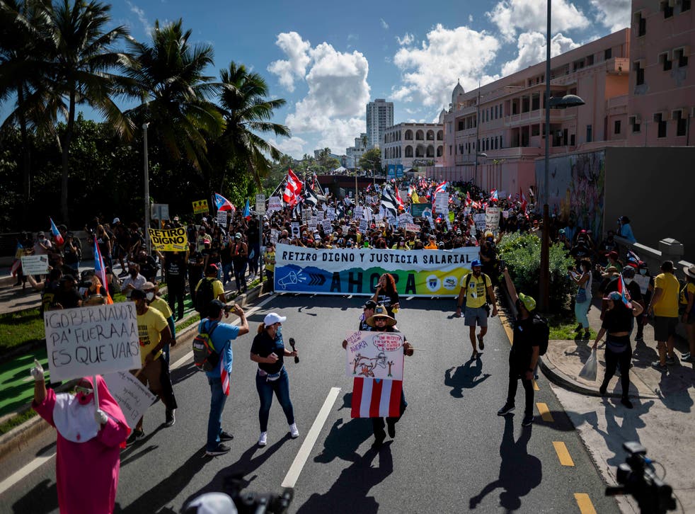 CAR-GEN PUERTO RICO-PROTESTAS