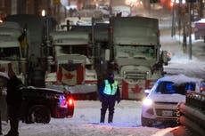 Comienzan las detenciones de camioneros en Ottawa
