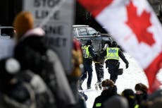 La policía de Ottawa detiene por la fuerza a los manifestantes del convoy de camiones canadienses