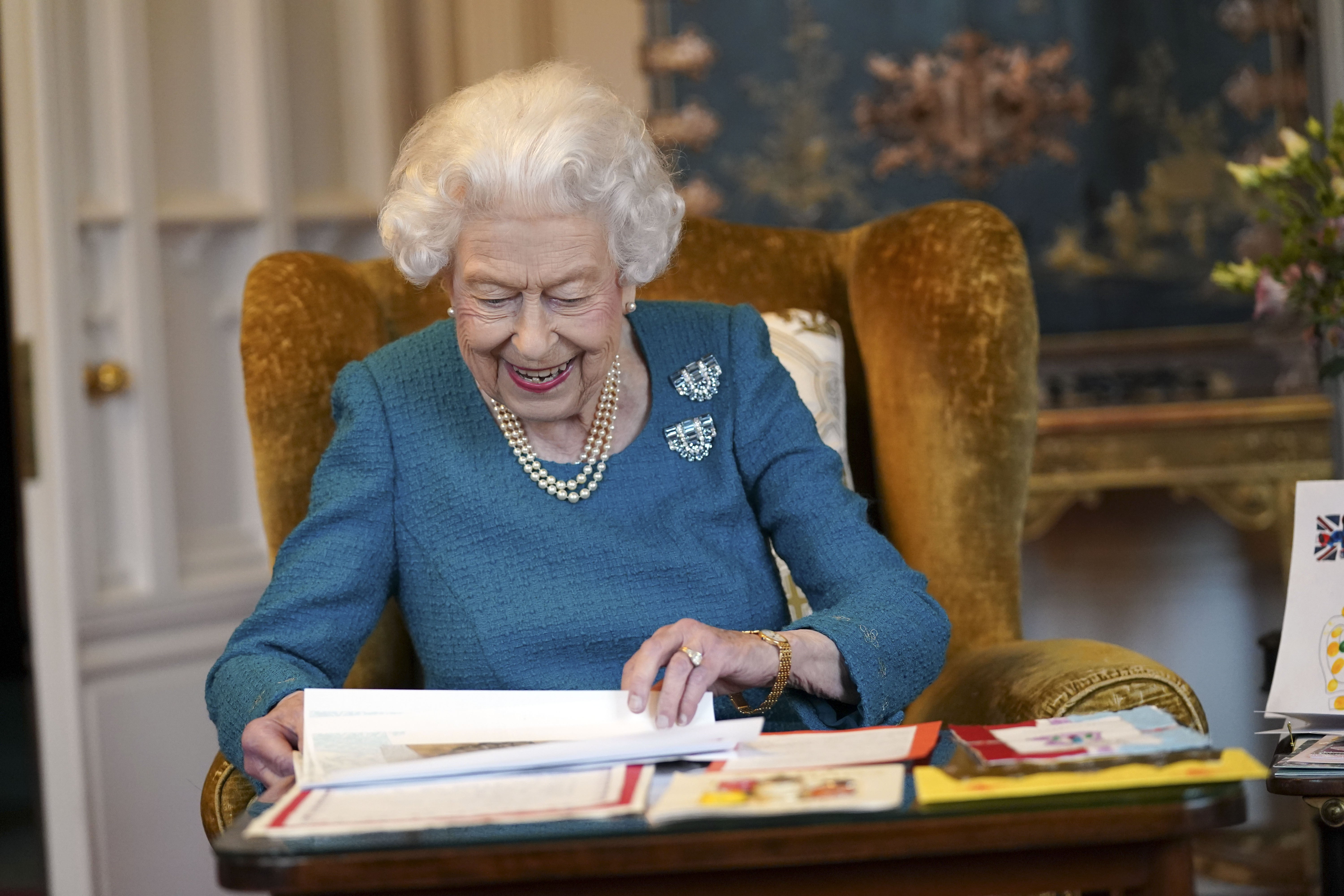 La Reina se reunió con dignatarios a inicios de esta semana