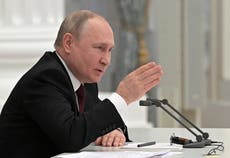 Putin decidirá si reconoce la independencia de las regiones separatistas de Ucrania