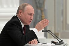 Putin decidirá si reconoce la independencia de las regiones separatistas de Ucrania