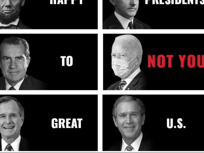 Día de los Presidentes: se burlan de republicanos por insultar a Biden y elogiar a Nixon y Trump