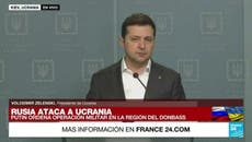 Presidente ucraniano hace un llamado a empuñar las armas contra los rusos