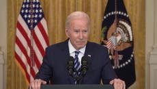 Biden se niega a decir por qué EE.UU. no sanciona personalmente a Putin tras la invasión de Ucrania