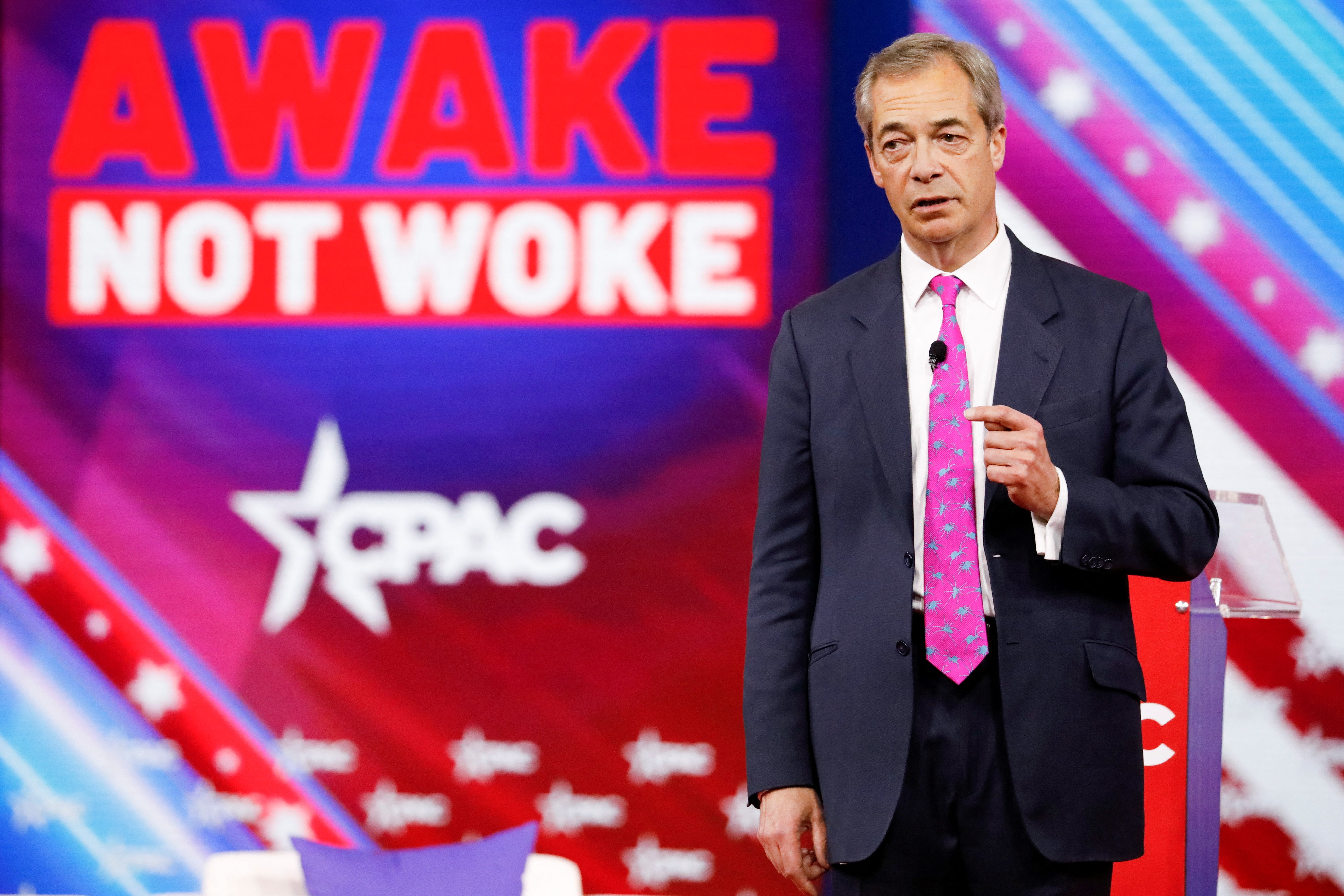 Farage se presenta regularmente en la conferencia anual
