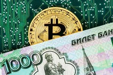 El bitcoin supera al rublo ruso