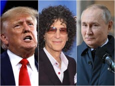 Howard Stern dice que Donald Trump no debería alabar a Putin: “Ojalá estuviera muerto”