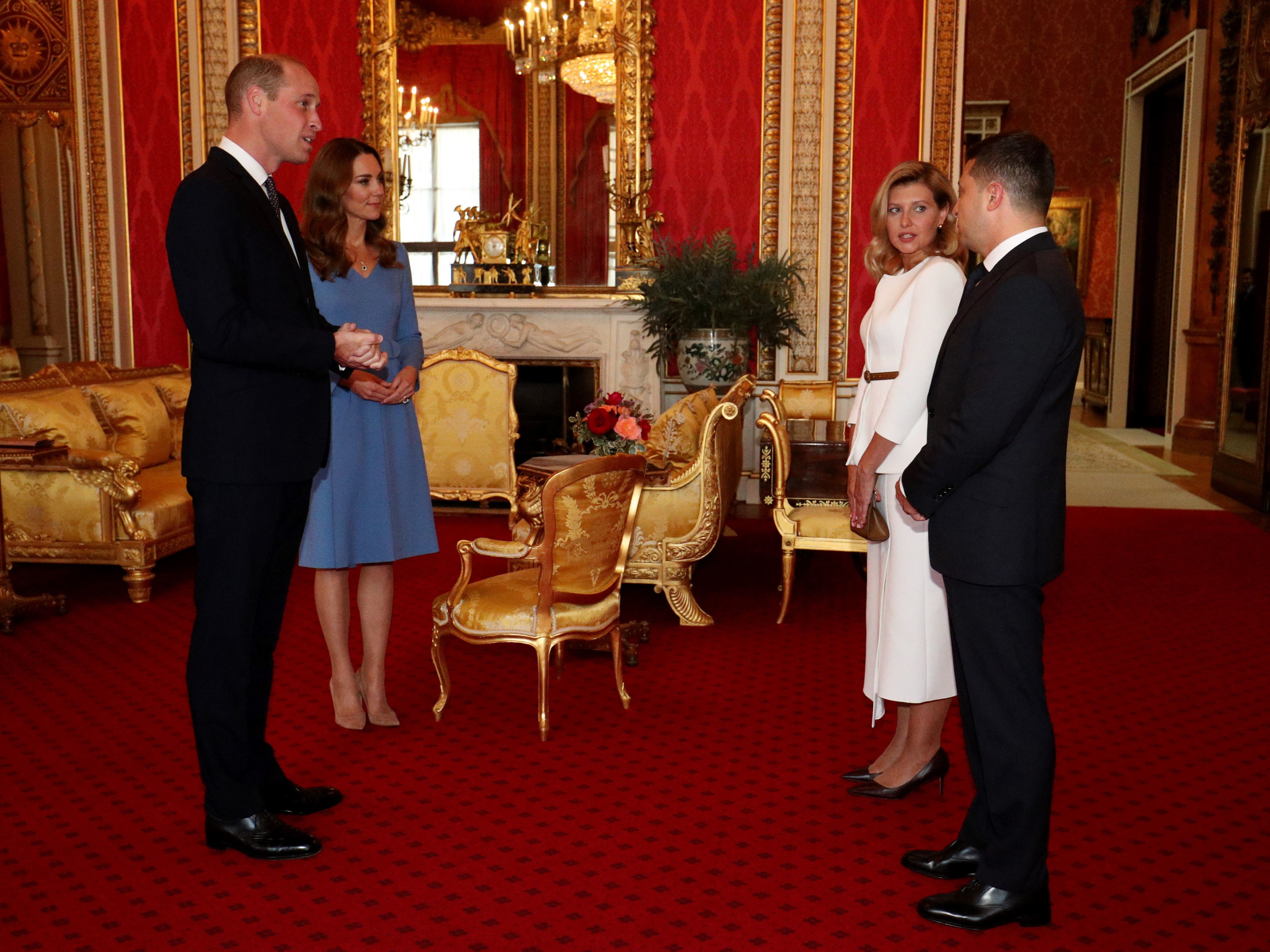Reunión con el duque y la duquesa de Cambridge en Londres en 2020