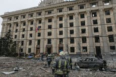 Destrozos y lágrimas en la 2da ciudad más grande de Ucrania