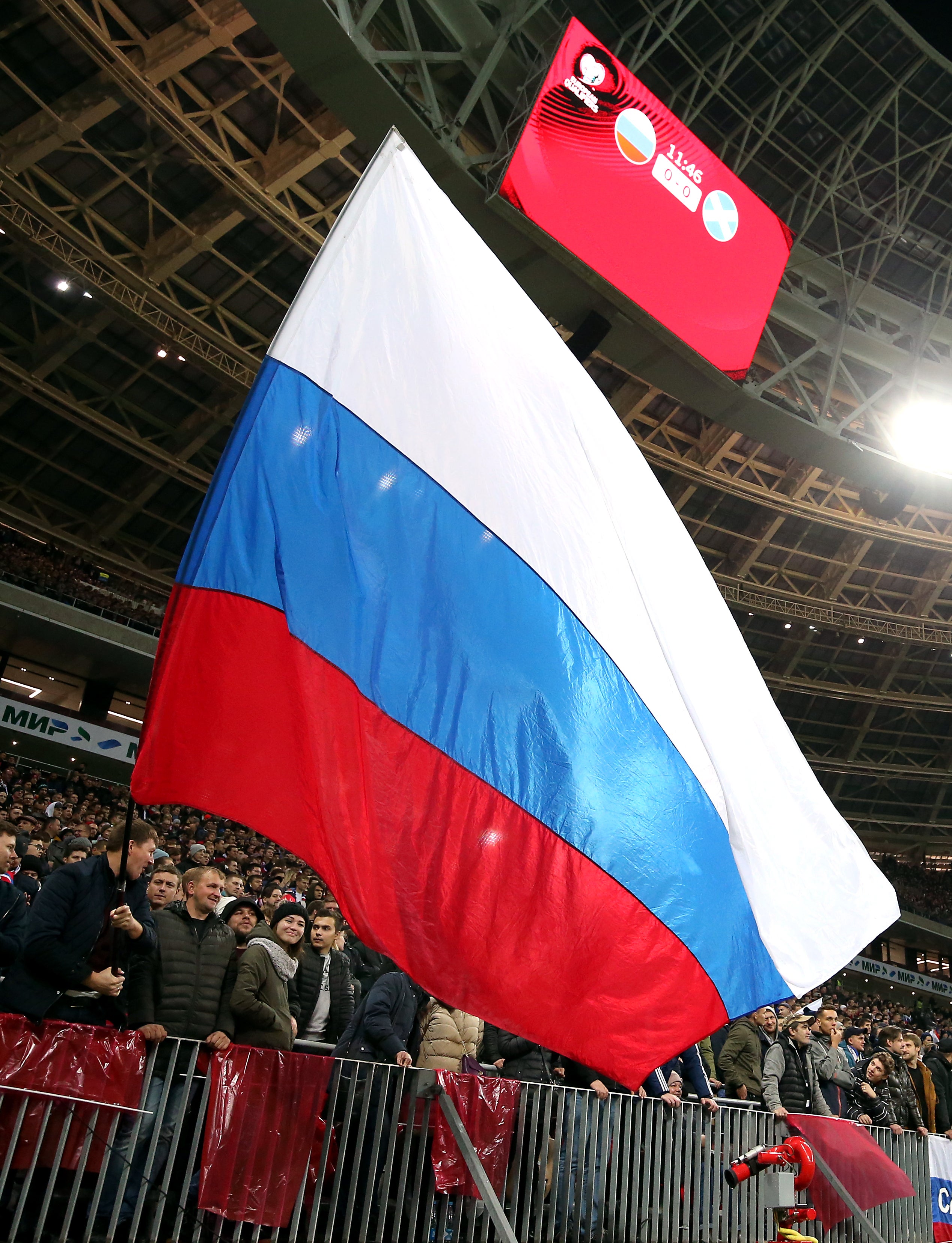 Russia is appealing against its ban from international football (Steven Paston/PA)