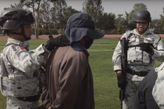 Elementos de la Guardia Nacional de México golpean a joven y la escena queda captada en vídeo