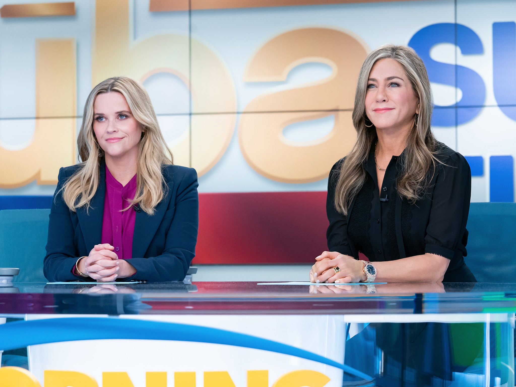 Reese Witherspoon y Jennifer Aniston en ‘The Morning Show’