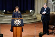 Bill Barr habla de Melania Trump en su nuevo libro y afirma que ella le salvó el empleo