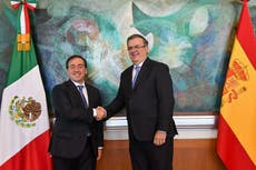 ¿El canciller rebelde? Marcelo Ebrard recibe a ministro español pese a la “pausa” que ordenó AMLO