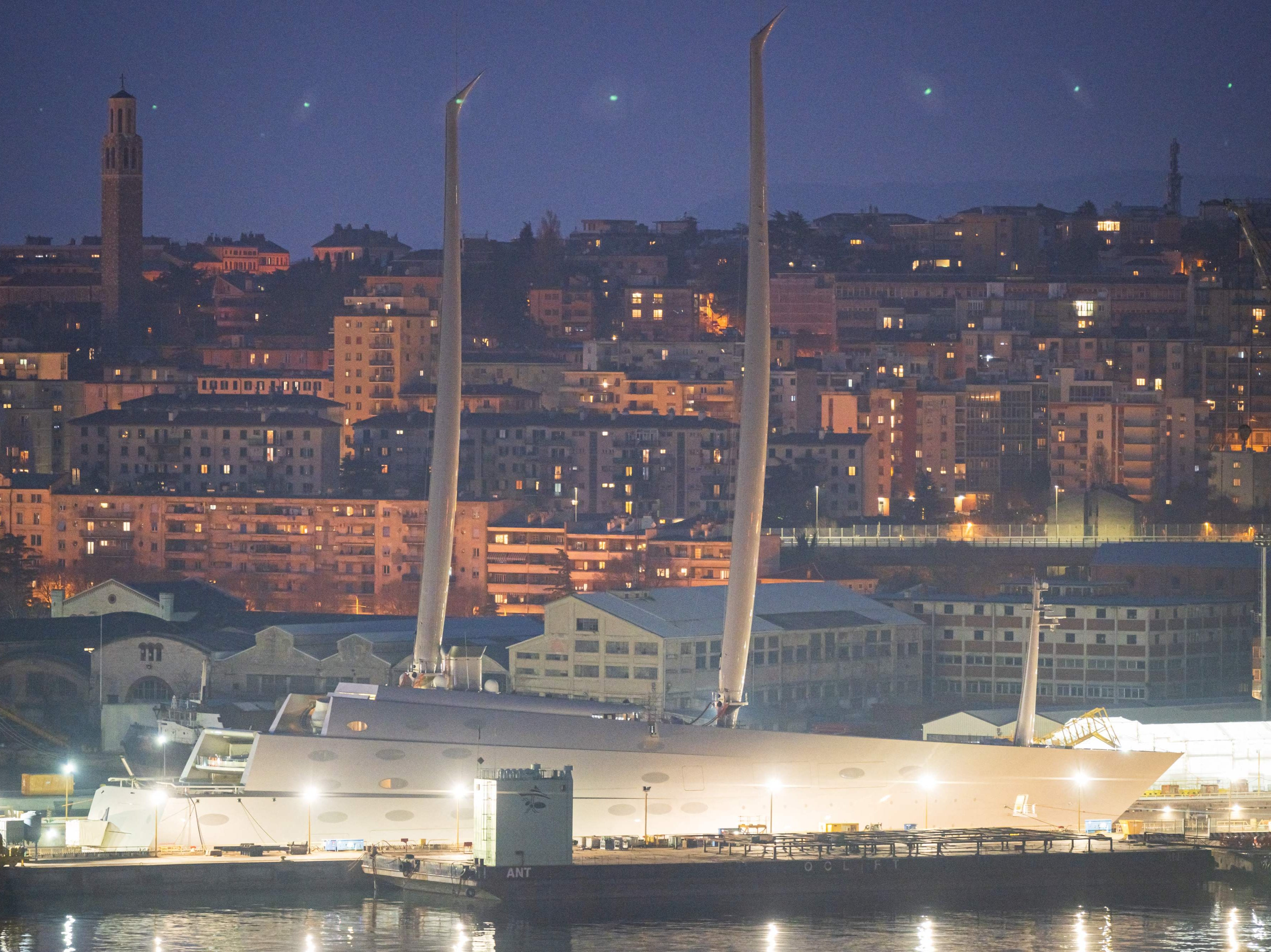 Italia incauta uno de los superyates más grandes del mundo, propiedad de un empresario ruso