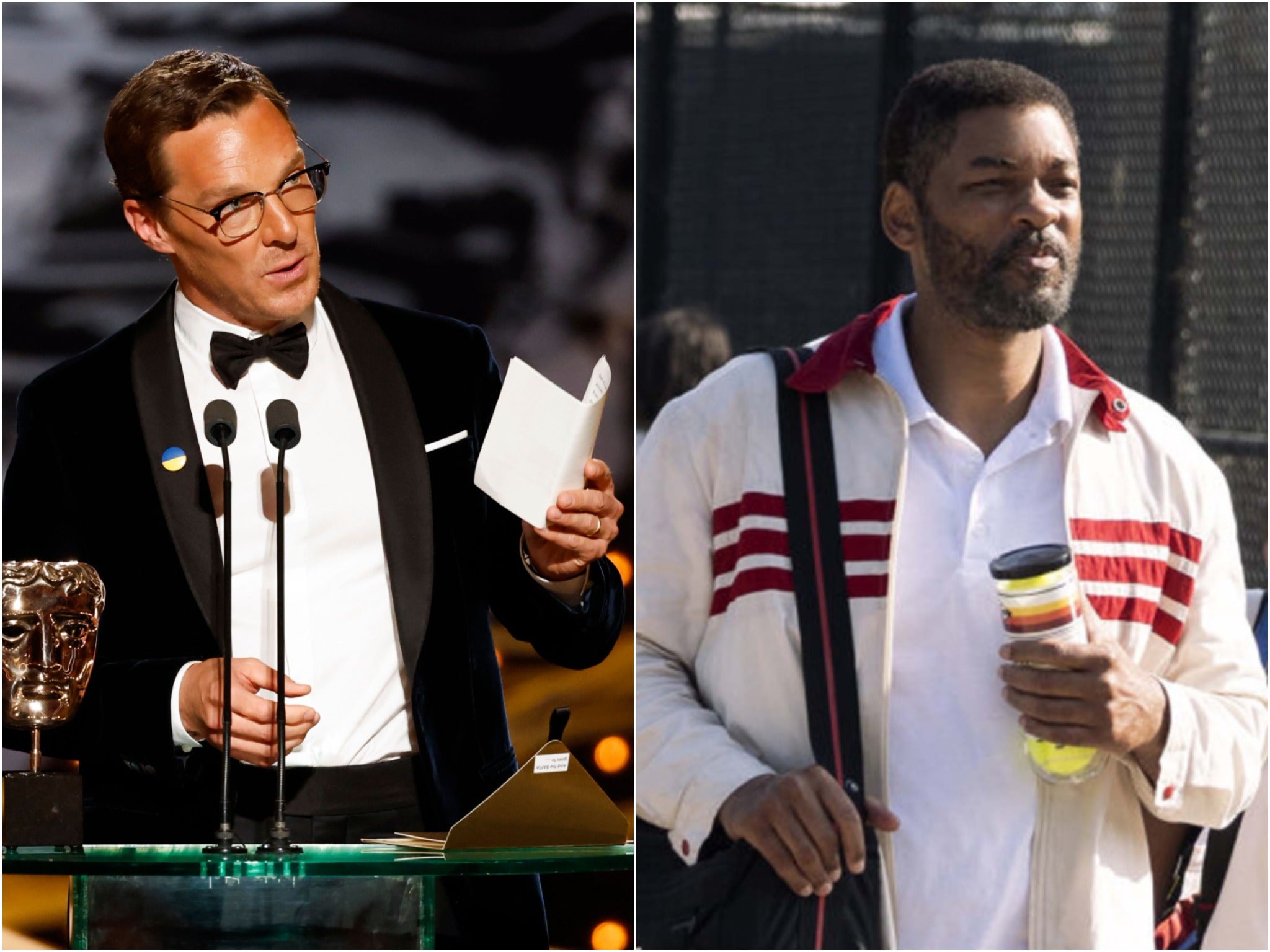“Clase pura”: elogian a Benedict Cumberbatch por su reacción después de perder ante Will Smith en los Baftas