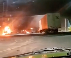 Balaceras, bloqueos y quema de vehículos; así amanecen ciudadanos de Tamaulipas en México