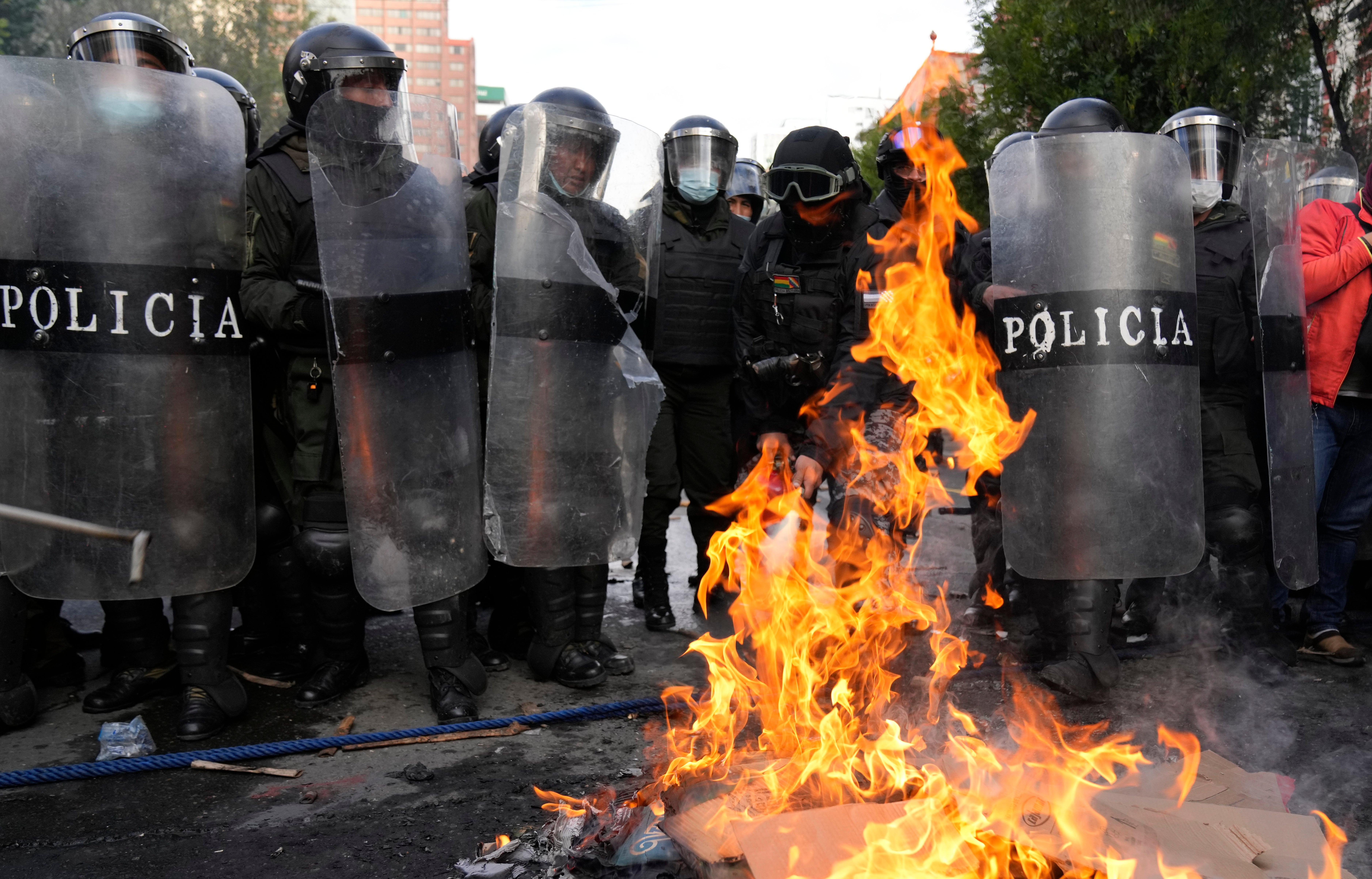 BOLIVIA-MAESTROS PROTESTA