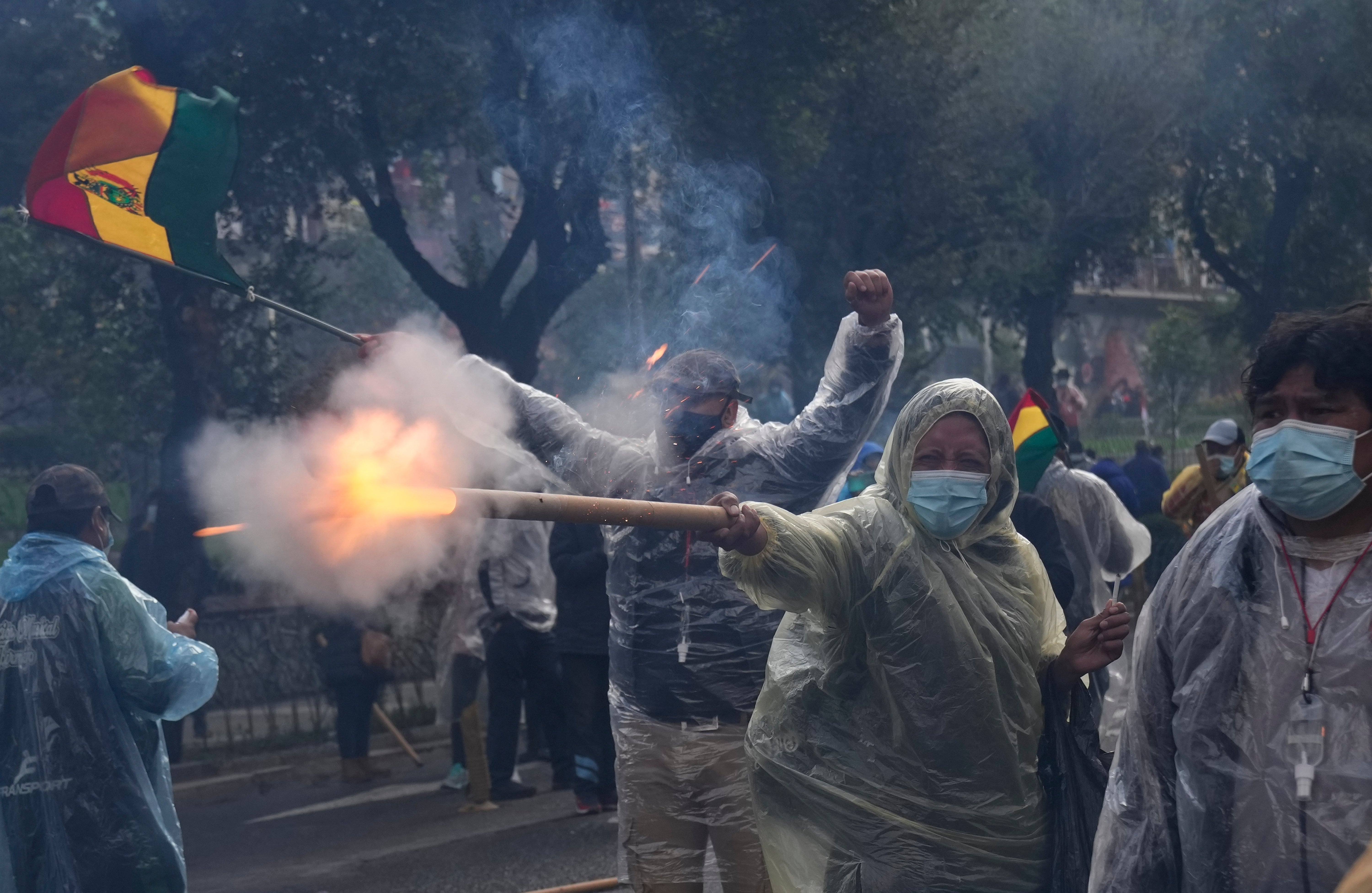 BOLIVIA-MAESTROS PROTESTA