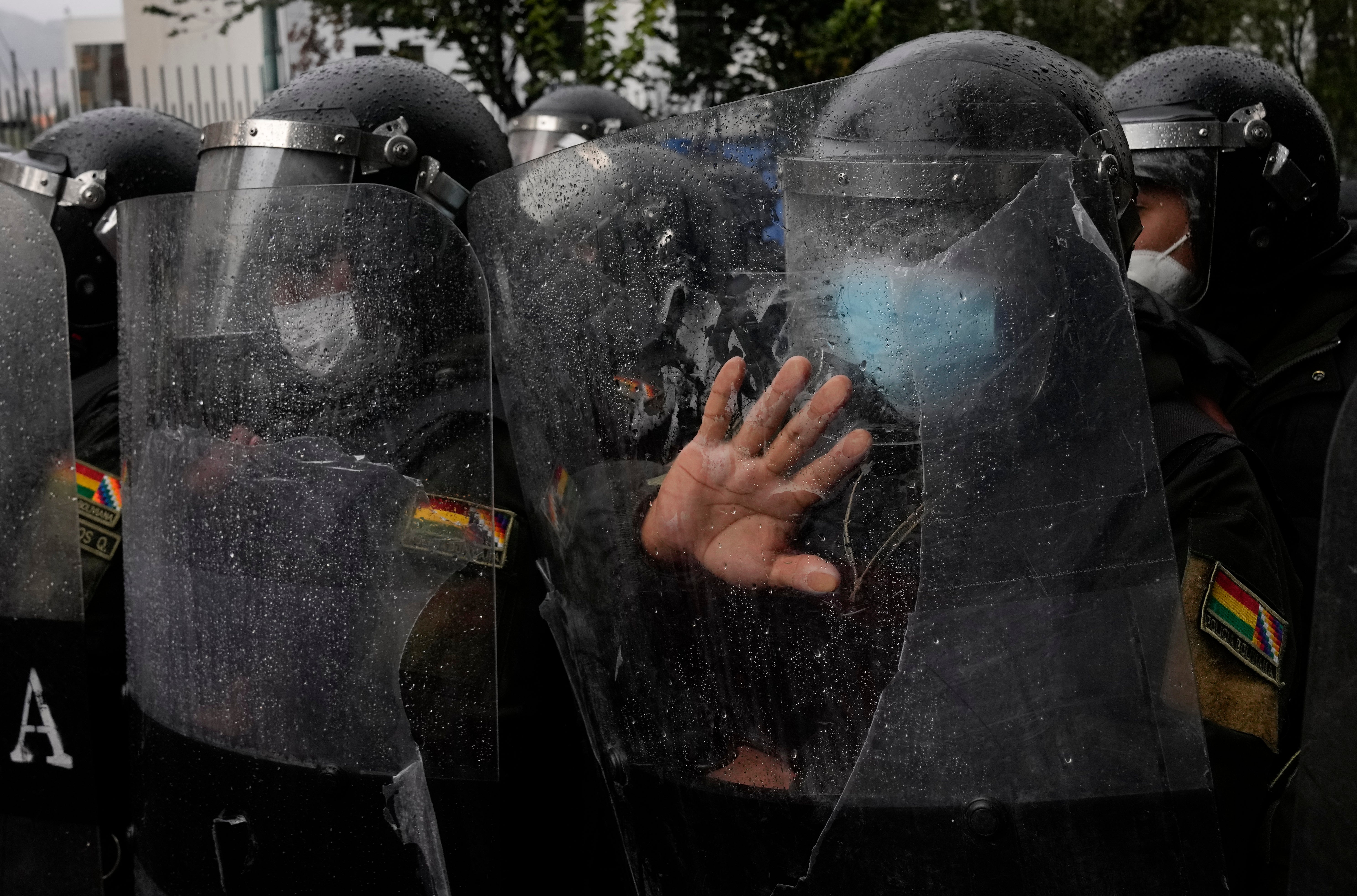 BOLIVIA-MAESTROS PROTESTA