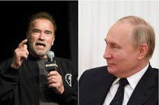 Arnold Schwarzenegger le pide a Vladimir Putin que “detenga esta guerra”