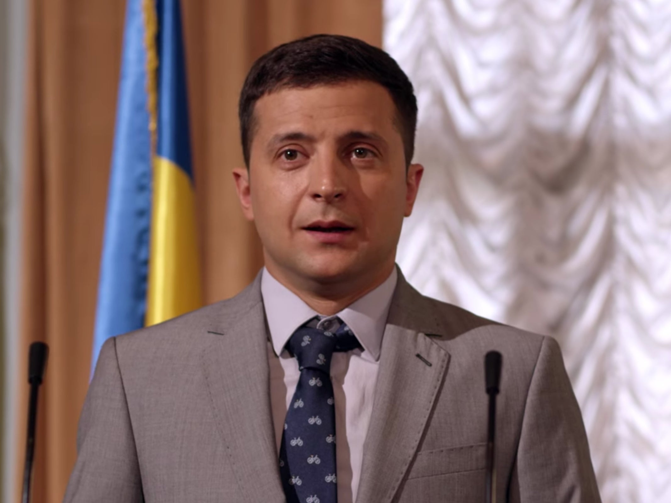 Volodymyr Zelensky en el programa de televisión ‘Servant of the People’