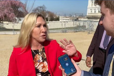 “¡Ya basta!”, Marjorie Taylor Greene replica a un periodista por sus preguntas sobre la propaganda rusa