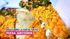 Receta: pizza “keto” de mil colores (y sabores)