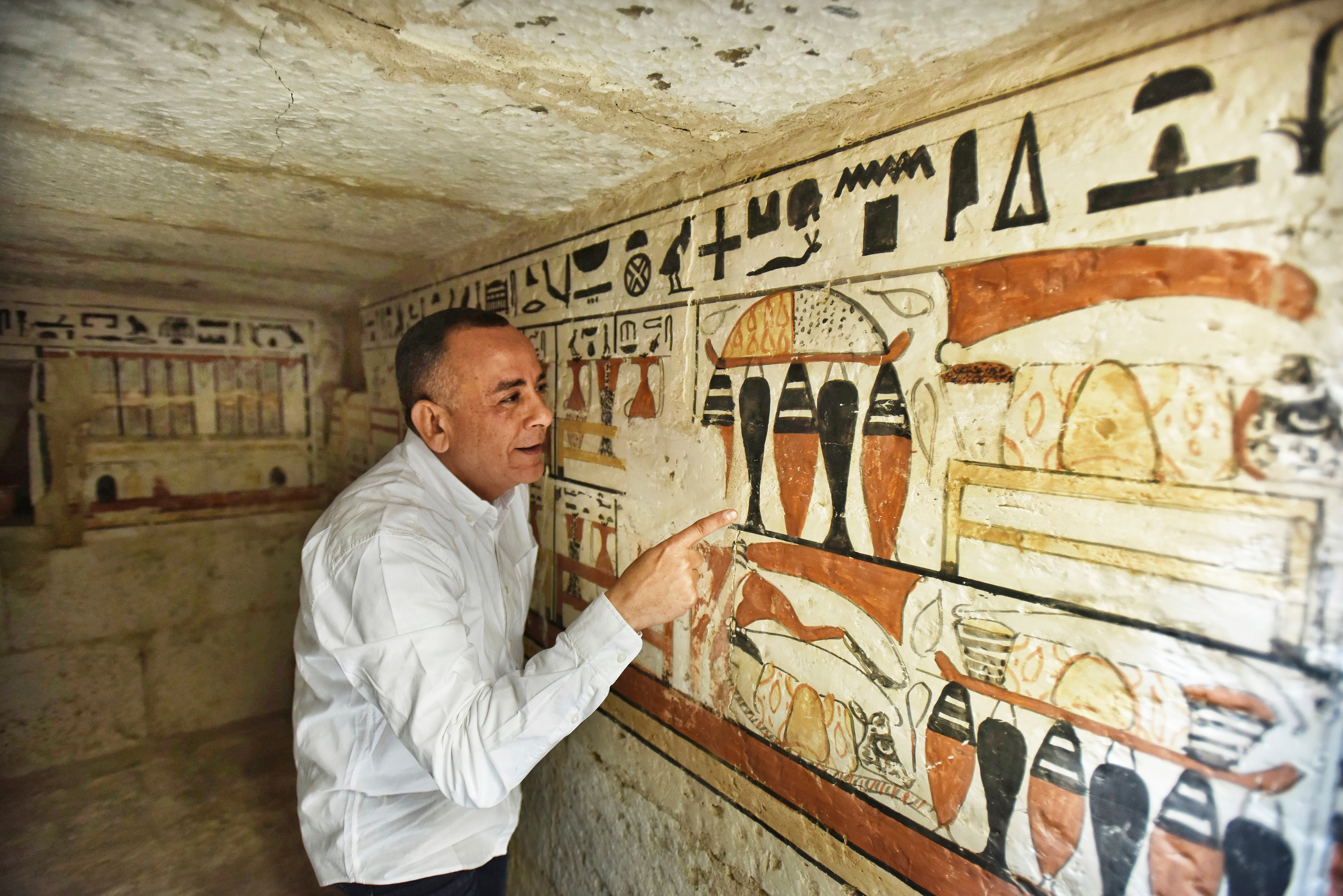 Egipto muestra tumbas ancestrales descubuertas en Saqqara Independent Español