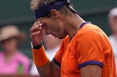 Nadal sufre lesión en las costillas, parará 4-6 semanas