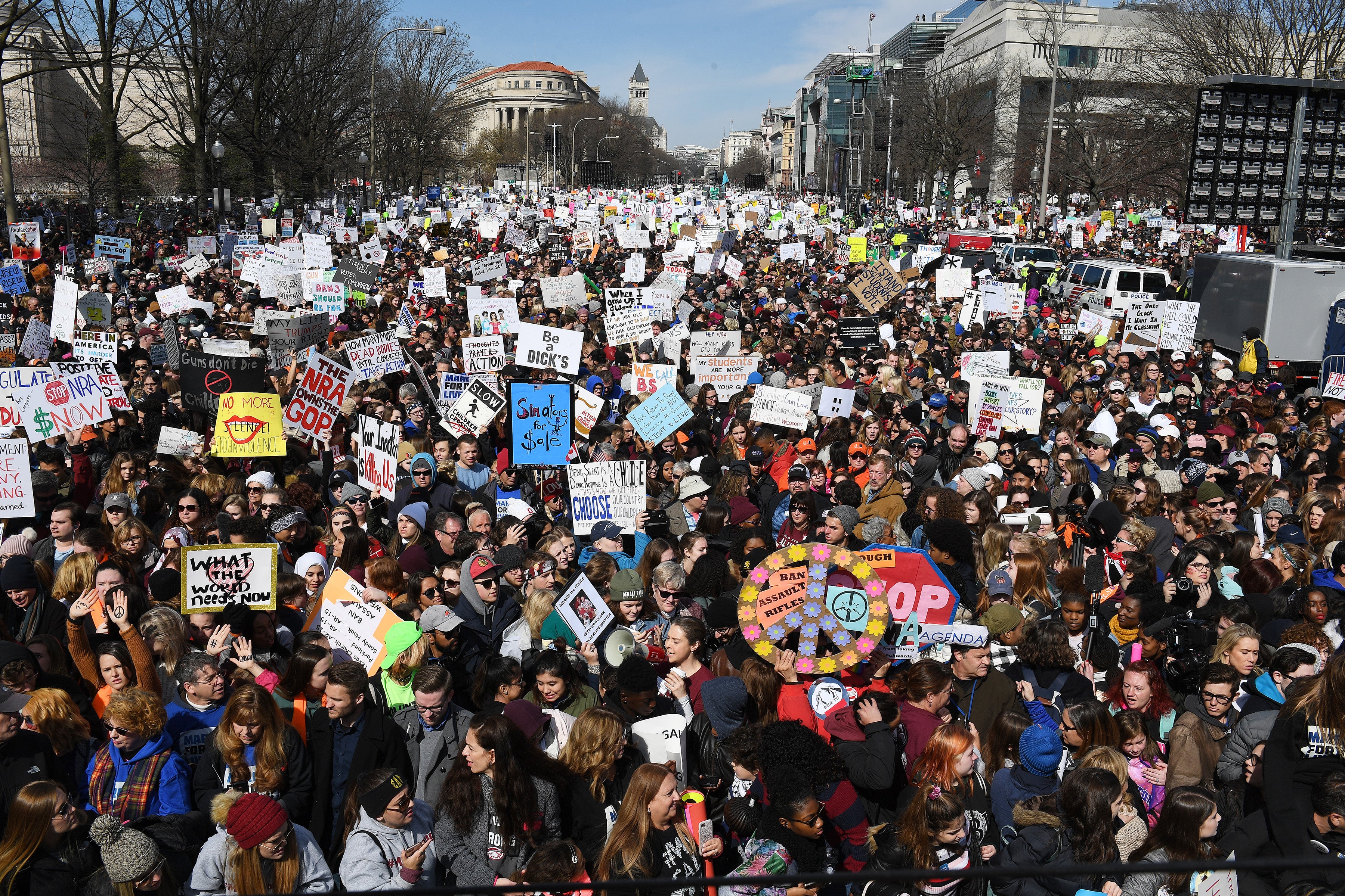 La Marcha por Nuestras Vidas en Washington DC en 2018